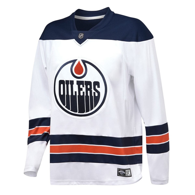 Edmonton Oilers Majestic NHL Fan Replica Jersey – White