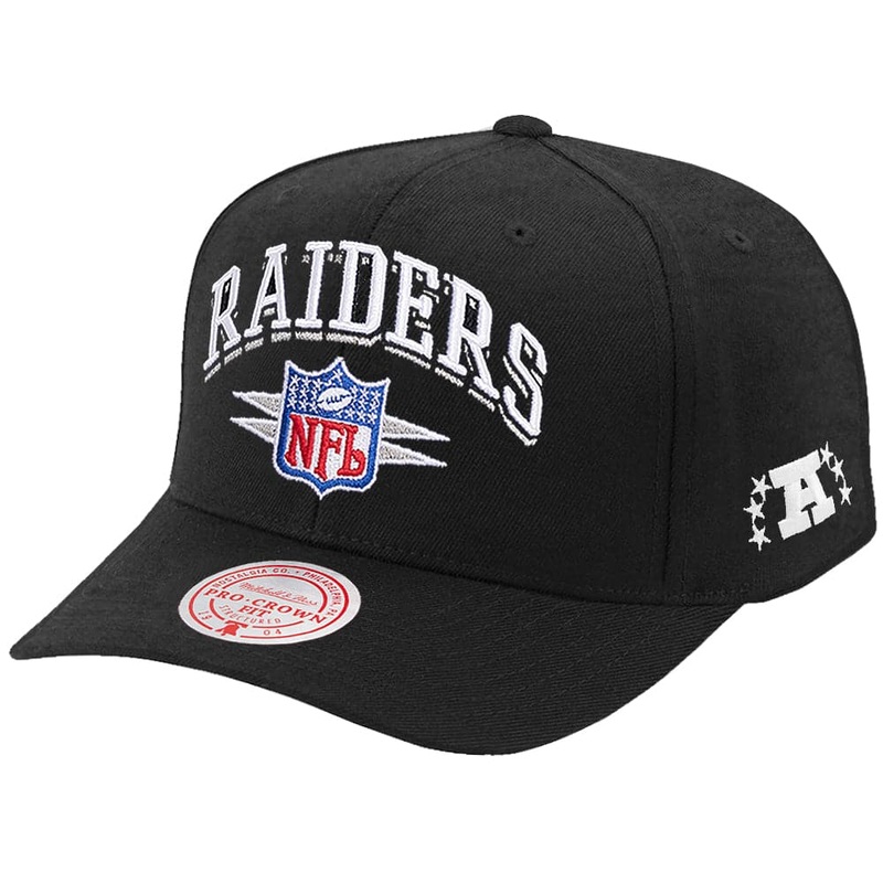 Las Vegas Raiders Mitchell & Ness NFL Diamond Pro Crown Snapback Hat – Black