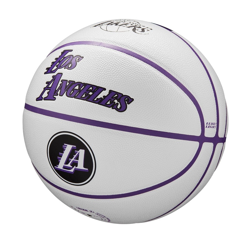 Los Angeles Lakers Wilson NBA 22-23 City Edition Collectors Basketball Ball