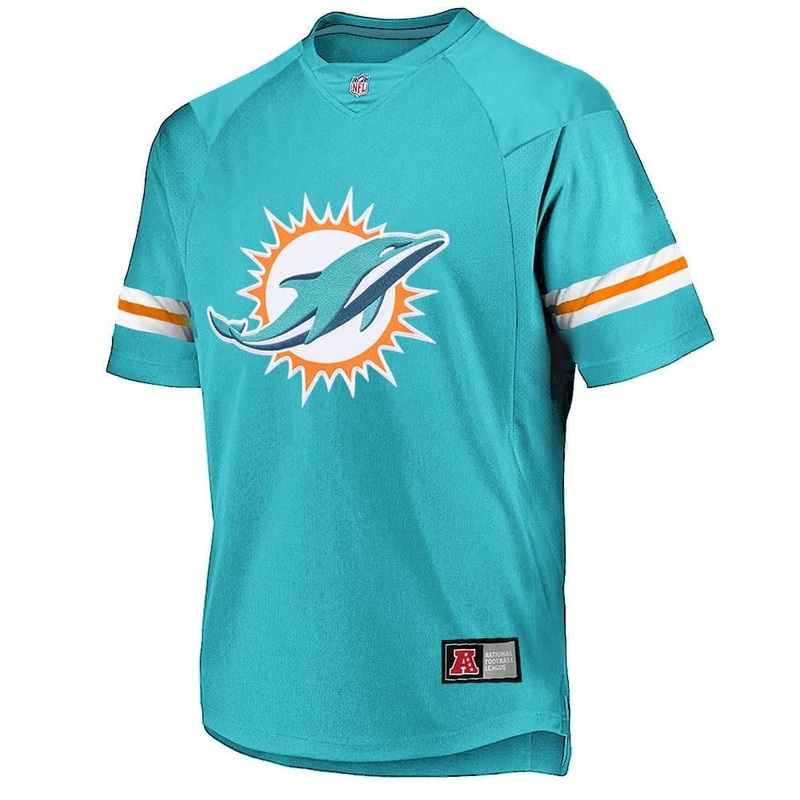 Miami Dolphins Majestic NFL Fan Replica Jersey – Teal