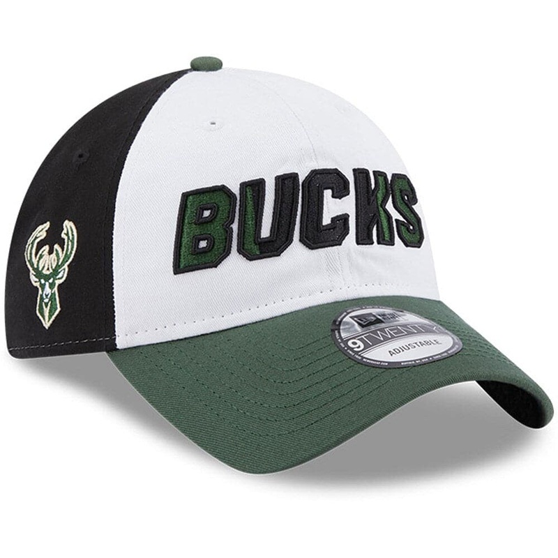 Milwaukee Bucks New Era NBA 22-23 Back Half 9TWENTY Strapback Hat