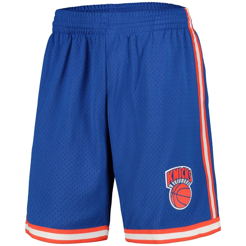 New York Knicks Mitchell & Ness NBA Swingman Shorts 91-92 – Blue