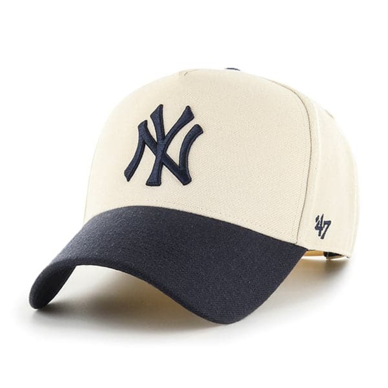 New York Yankees ’47 MLB 2 Tone Replica MVP DT Snapback Hat – Natural
