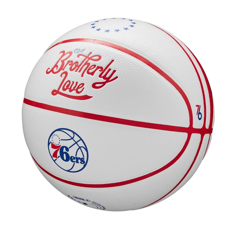 Philadelphia 76ers Wilson NBA 22-23 City Edition Collectors Basketball Ball