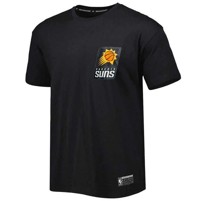 Phoenix Suns NBA Essentials Team Logo Repeat T-Shirt – Black