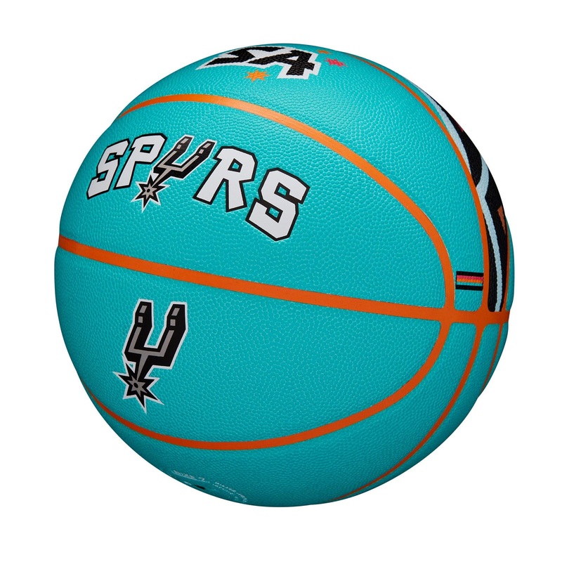 San Antonio Spurs Wilson NBA 22-23 City Edition Collectors Basketball Ball