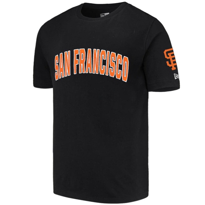 San Francisco Giants New Era MLB Applique Wordmark T-Shirt – Black