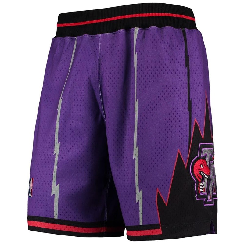 Toronto Raptors Mitchell & Ness NBA Swingman Shorts 98-99 – Purple