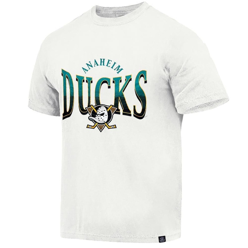 Anaheim Mighty Ducks NHL State Arch Vintage T-Shirt – Vintage White