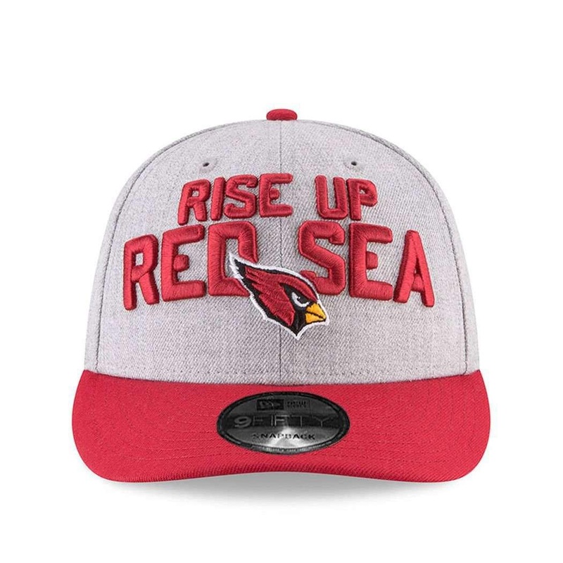 Arizona Cardinals New Era NFL 2018 NFL Draft Pre-Curved 9FIFTY Snapback Hat – Heather