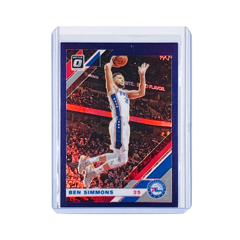 Ben Simmons Philadelphia 76ers 2019-20 Panini Optic NBA Purple Holo Card