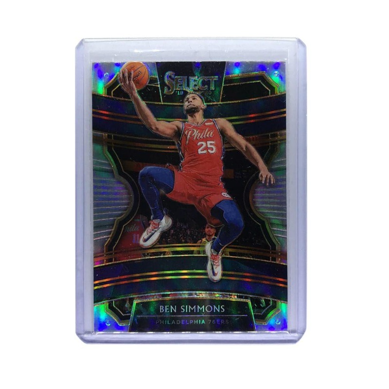 Ben Simmons Philadelphia 76ers 2019-20 Panini Select NBA Prizm Concourse Card