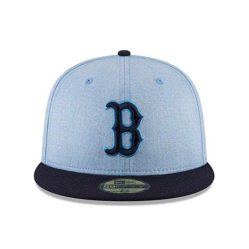 Boston Red Sox New Era MLB 2018 Fathers Day AC On-Field 59FIFTY Fitted Hat – Blue