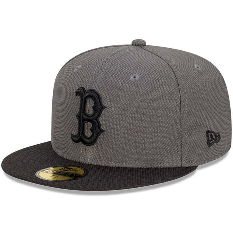 Boston Red Sox New Era MLB Storm Diamond Era 59FIFTY Fitted Hat – Graphite