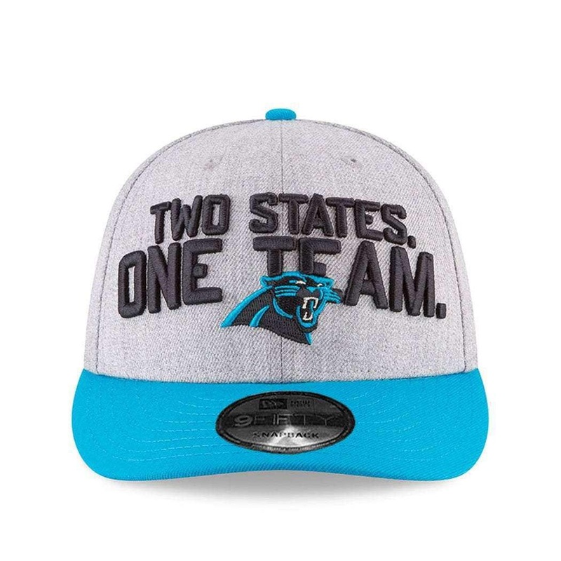 Carolina Panthers New Era NFL 2018 NFL Draft Pre-Curved 9FIFTY Snapback Hat – Heather