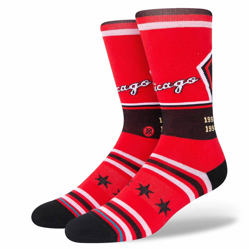 Chicago Bulls Stance NBA 21-22 City Edition Crew Socks – Red
