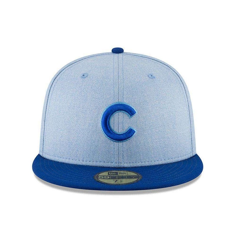 Chicago Cubs New Era MLB 2018 Fathers Day AC On-Field 59FIFTY Fitted Hat – Blue
