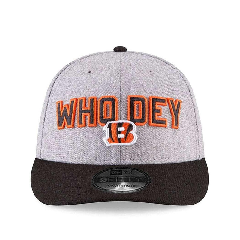 Cincinnati Bengals New Era NFL 2018 NFL Draft Pre-Curved 9FIFTY Snapback Hat – Heather