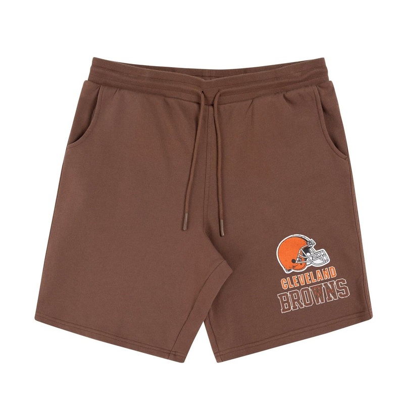 Cleveland Browns Mitchell & Ness NFL Team Selection Vintage Shorts – Faded Brown