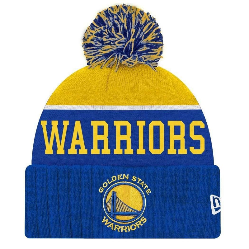 Golden State Warriors New Era NBA Team Dip Beanie – Blue