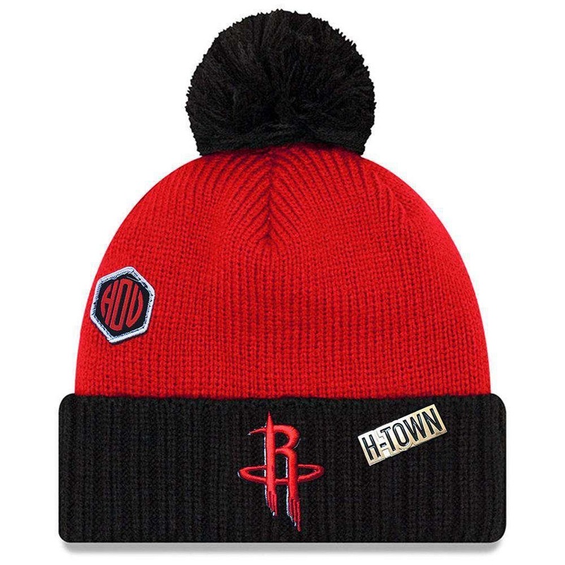 Houston Rockets New Era NBA 2018 NBA Draft Knit Beanie – Red