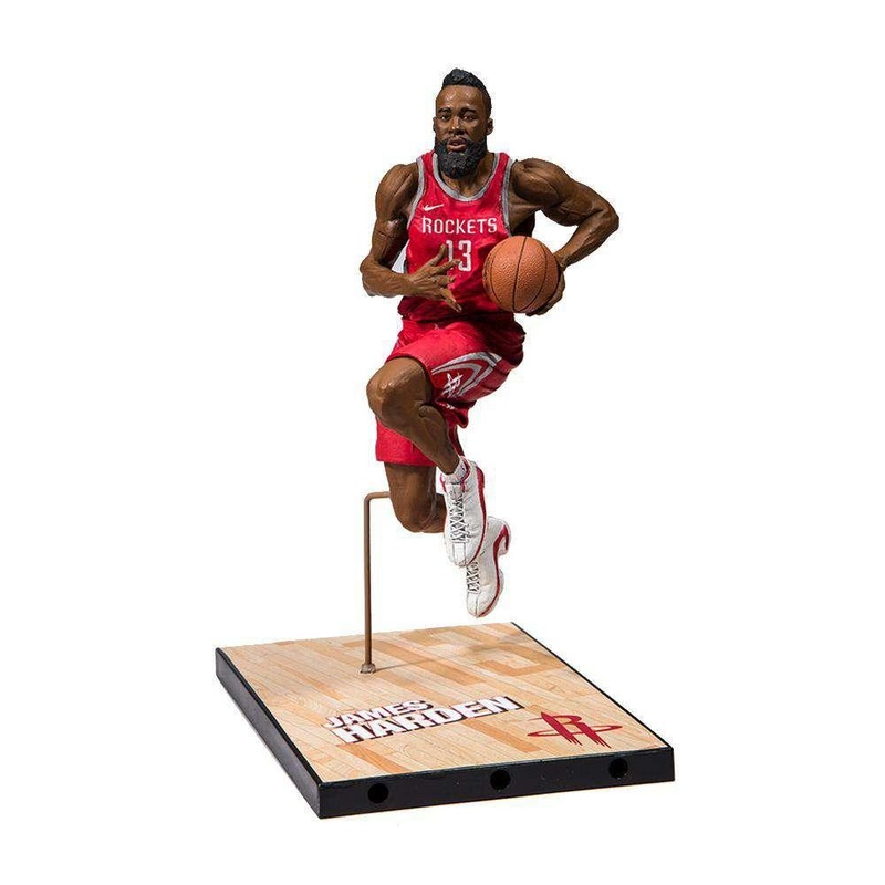 James Harden Houston Rockets McFarlane NBA 2K19 Series 7″ Figure – Red