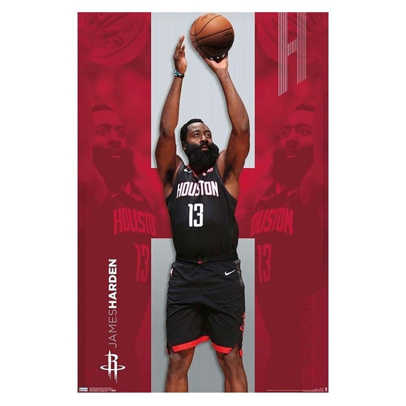 James Harden Houston Rockets Trends NBA 57 x 86cm Poster