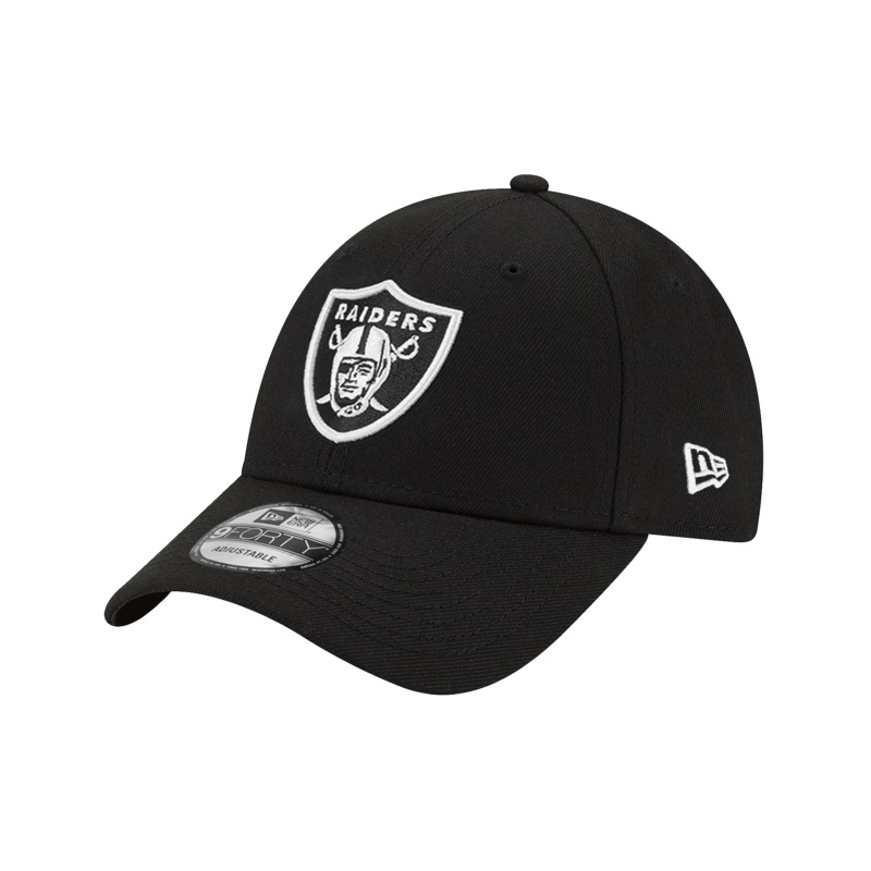 Las Vegas Raiders New Era NFL Team 9FORTY Strapback Hat – Black