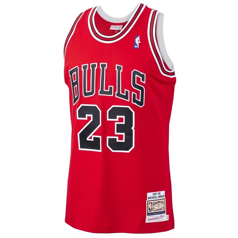Michael Jordan Chicago Bulls Mitchell & Ness NBA 97-98 Authentic Jersey – Red