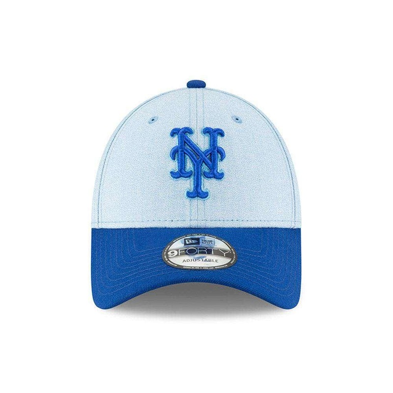 New York Mets New Era MLB 2018 Fathers Day 9FORTY Curved Hat – Blue