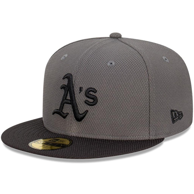 Oakland Athletics New Era MLB Storm Diamond Era 59FIFTY Fitted Hat – Graphite