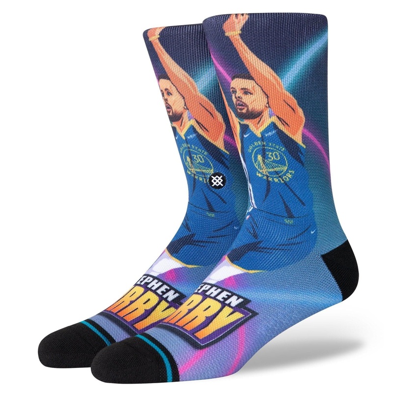 Steph Curry Golden State Warriors Stance NBA Fast Break Player Crew Socks