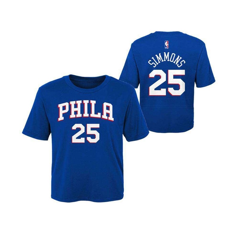 Toddler Ben Simmons Philadelphia 76ers Outerstuff NBA Player T-Shirt – Blue