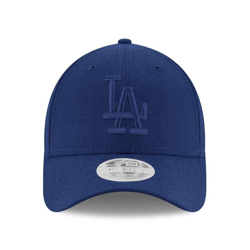 Womens Los Angeles Dodgers New Era MLB Tonal 9FORTY Curve Hat – Blue