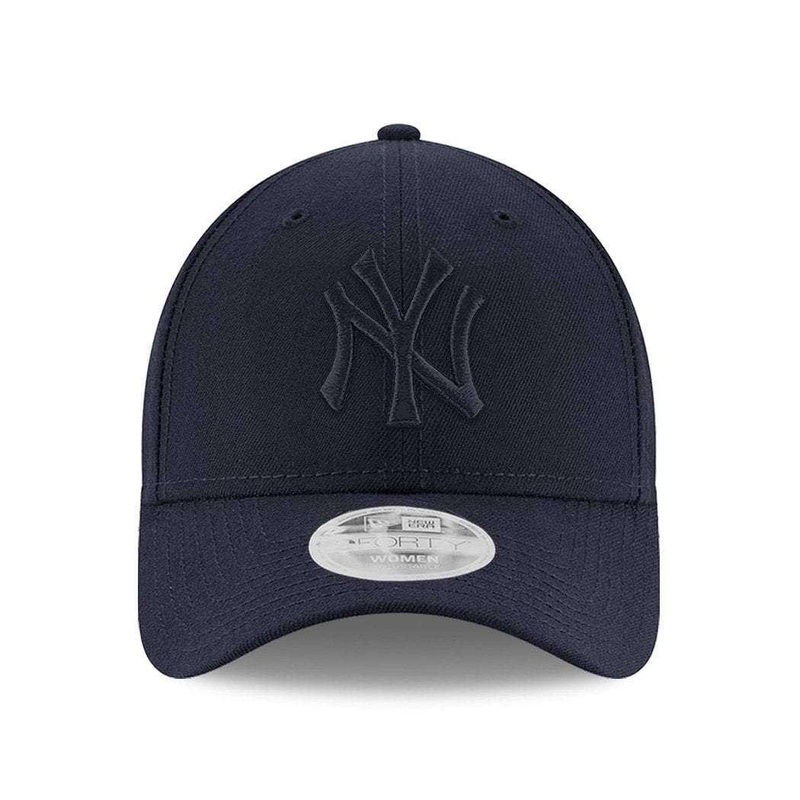 Womens New York Yankees New Era MLB Tonal 9FORTY Curve Hat – Navy