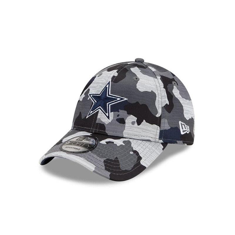 Youths Dallas Cowboys New Era NFL 22 Training Camp 9FORTY Stretch Snap Hat – Camo