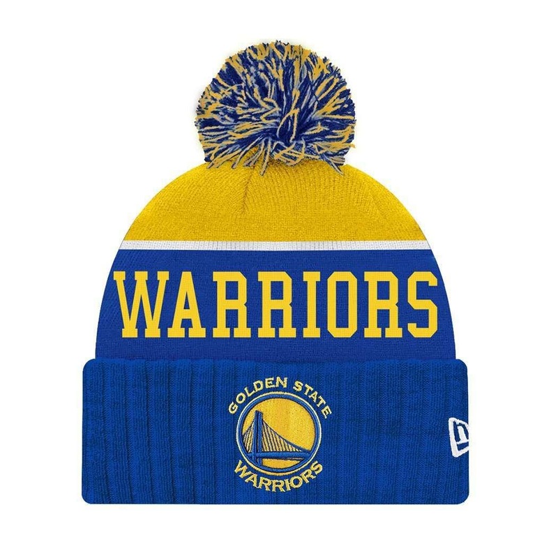 Youths Golden State Warriors New Era NBA Team Dip Beanie – Blue