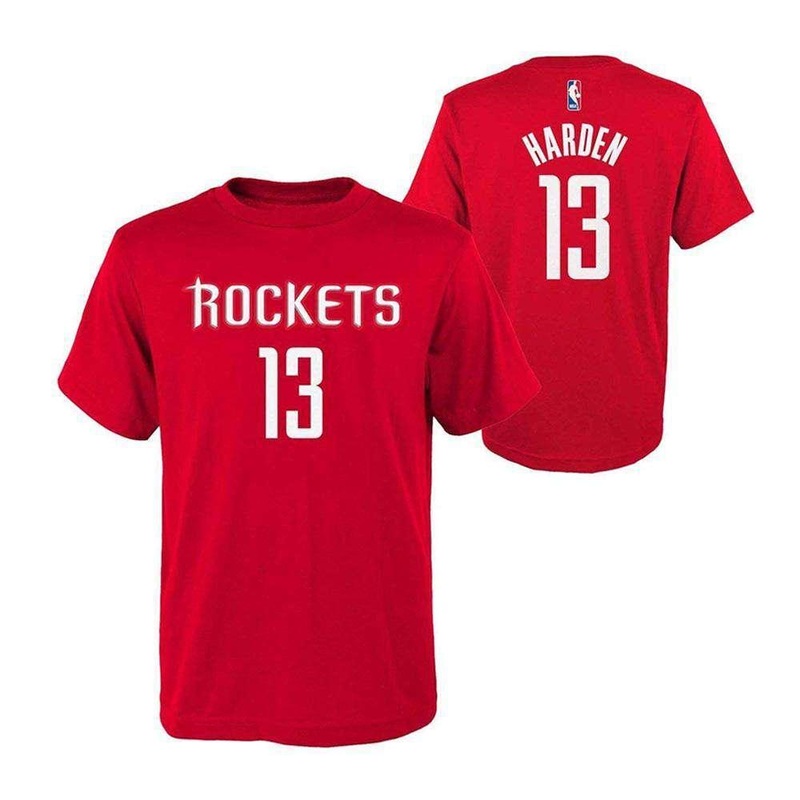 Youths James Harden Houston Rockets Outerstuff NBA Player T-Shirt – Red