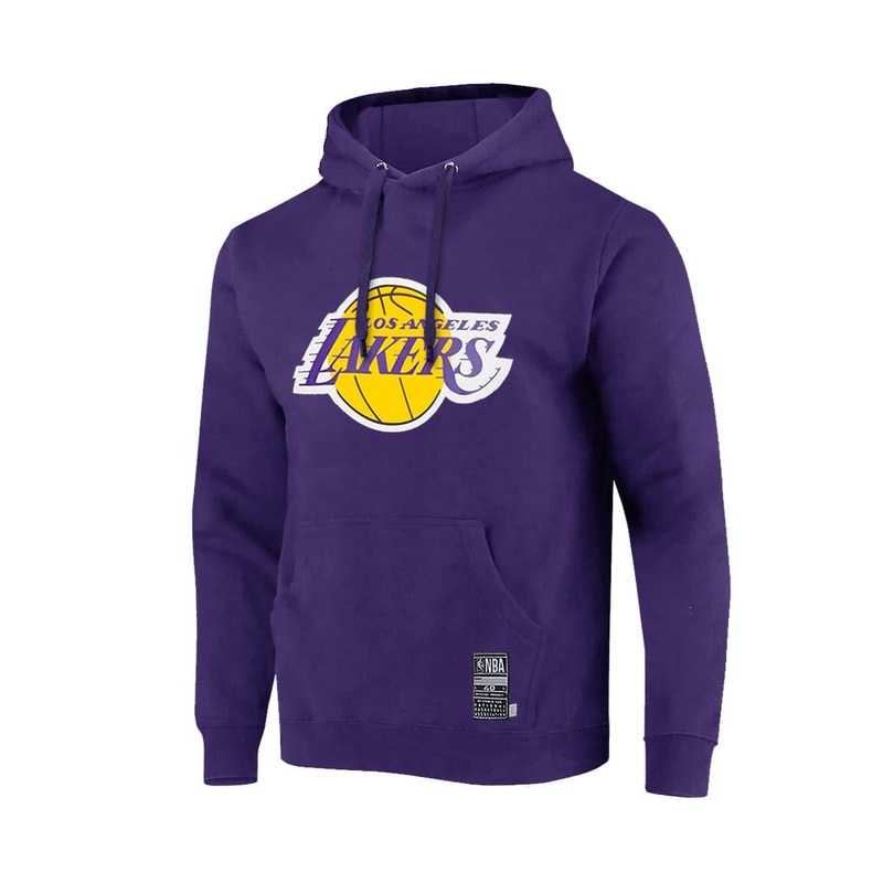Youths Los Angeles Lakers NBA Essentials Team Logo Hoodie Jumper – Purple