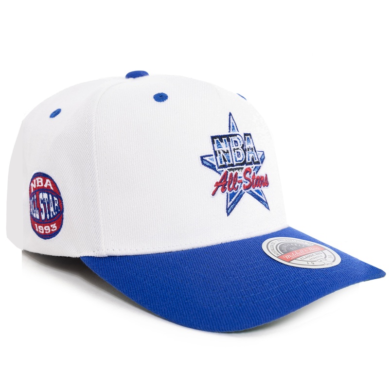 1993 Mitchell & Ness NBA All Star Classic Red Snapback Hat – Off White