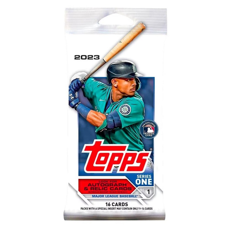 2023 Topps MLB Series 1 Baseball Trading Card Value Fat Pack