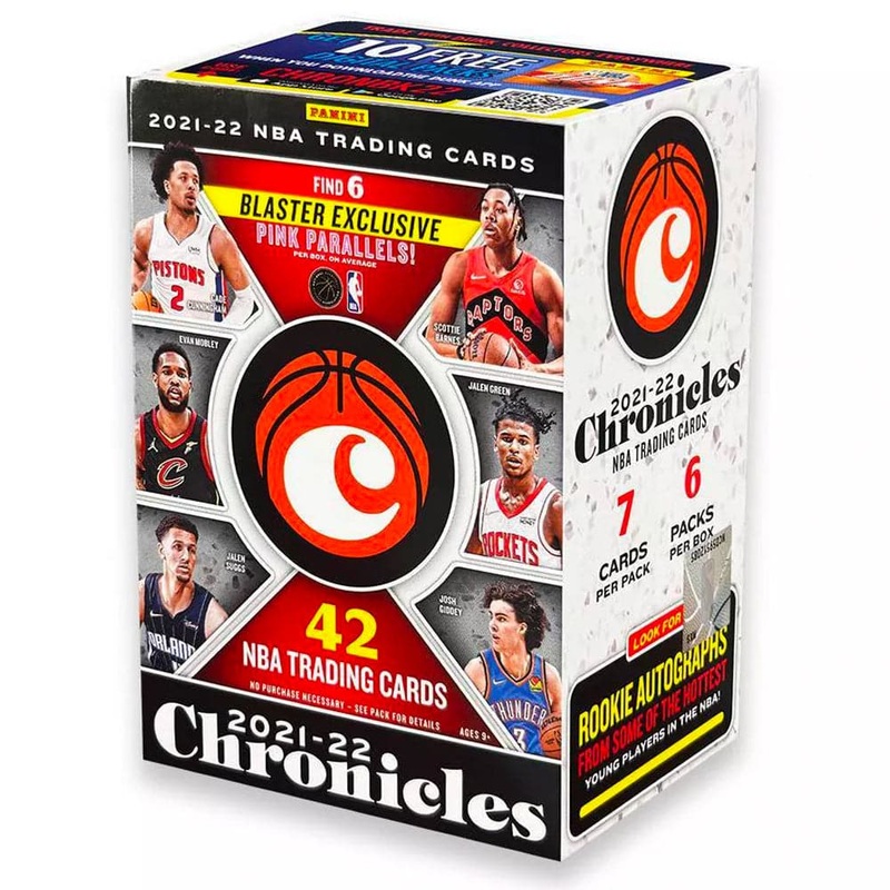 21-22 NBA Panini Chronicles Basketball Trading Card Blaster Box