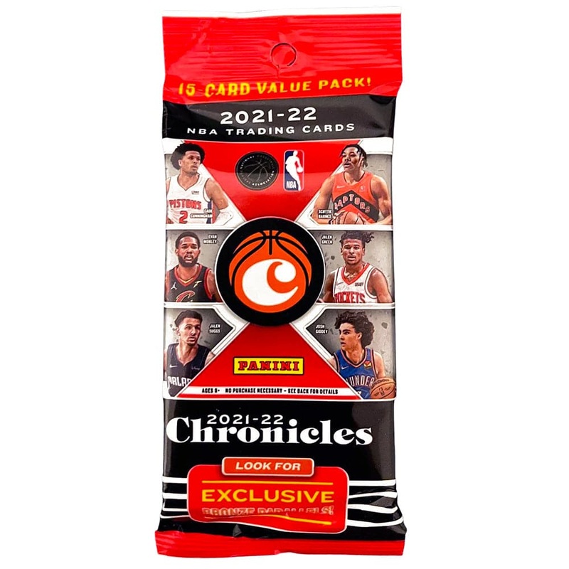 21-22 NBA Panini Chronicles Basketball Trading Card Value Fat Pack
