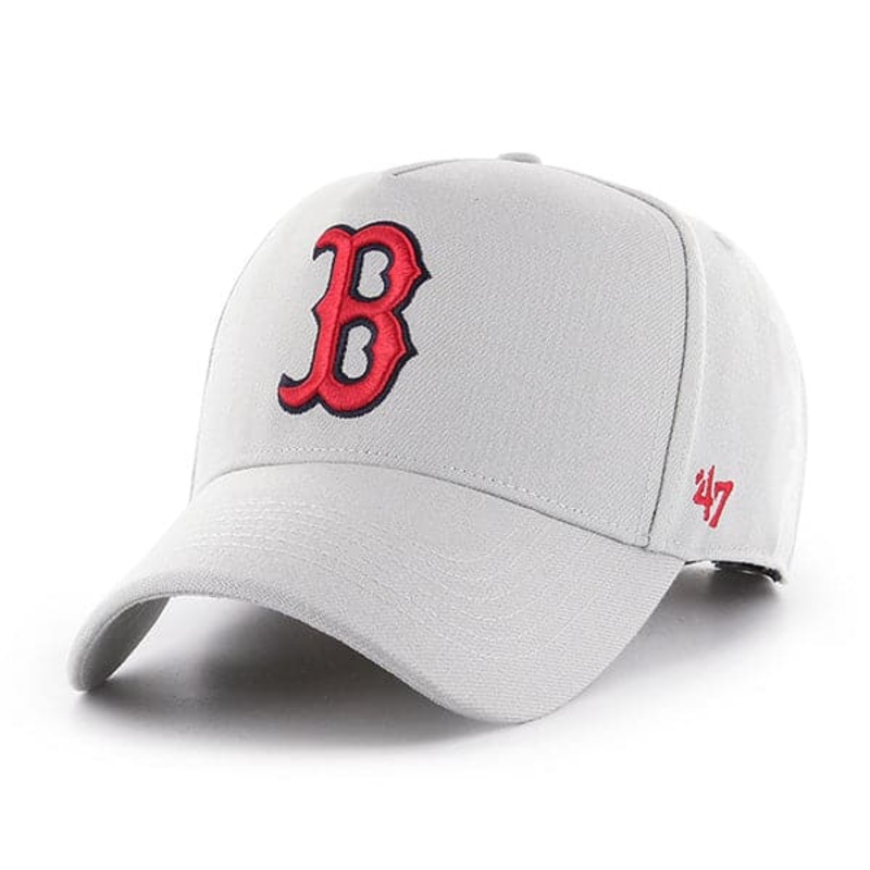 Boston Red Sox ’47 MLB Team MVP DT Snapback Hat – Grey