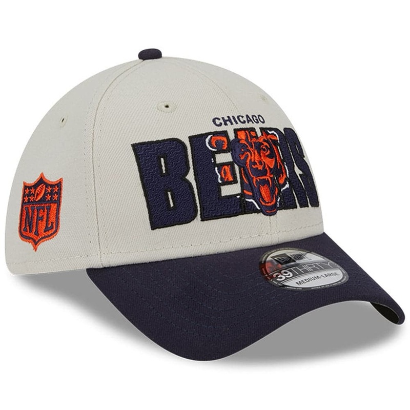 Chicago Bears New Era NFL 23 Draft 39THIRTY Stretch-Fit Hat – Stone