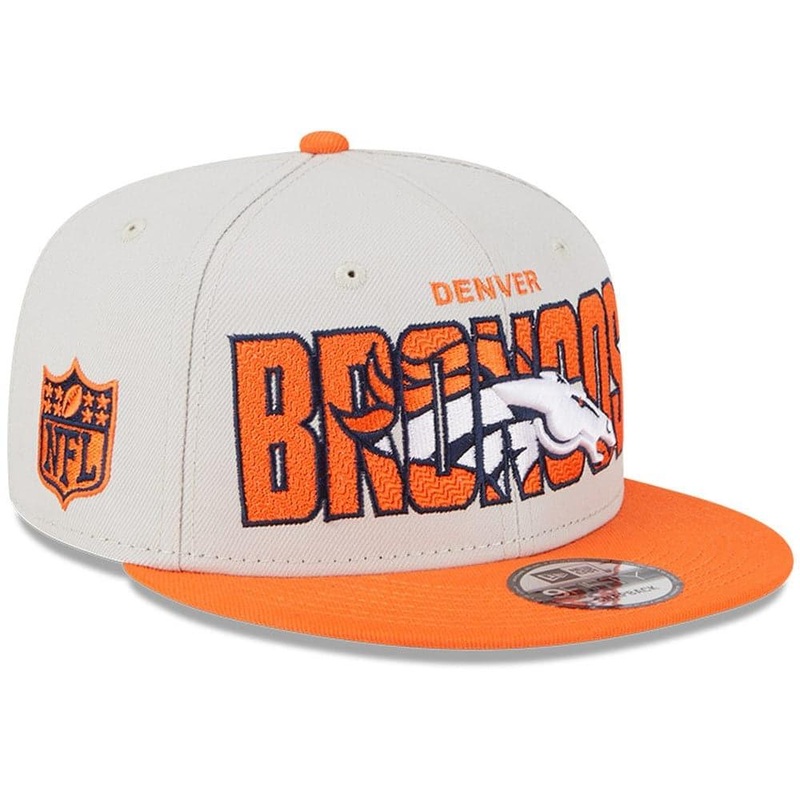 Denver Broncos New Era NFL 23 Draft 9FIFTY Snapback Hat – Stone