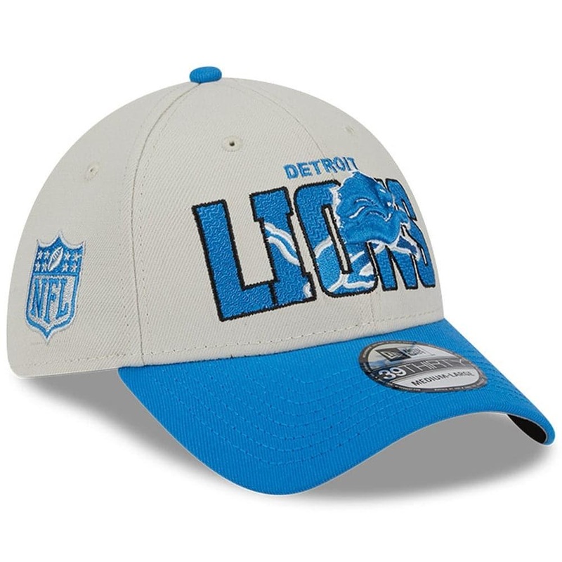 Detroit Lions New Era NFL 23 Draft 39THIRTY Stretch-Fit Hat – Stone