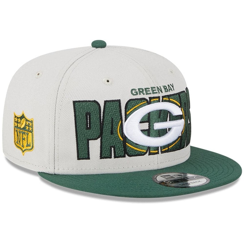 Green Bay Packers New Era NFL 23 Draft 9FIFTY Snapback Hat – Stone