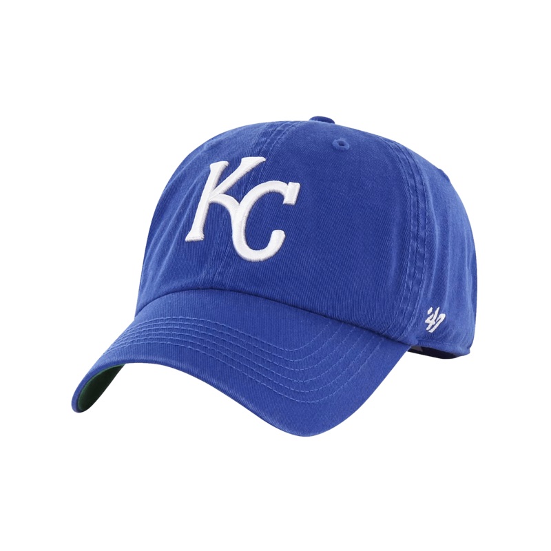 Kansas City Royals ’47 MLB Team Clean Up Strapback Hat – Blue