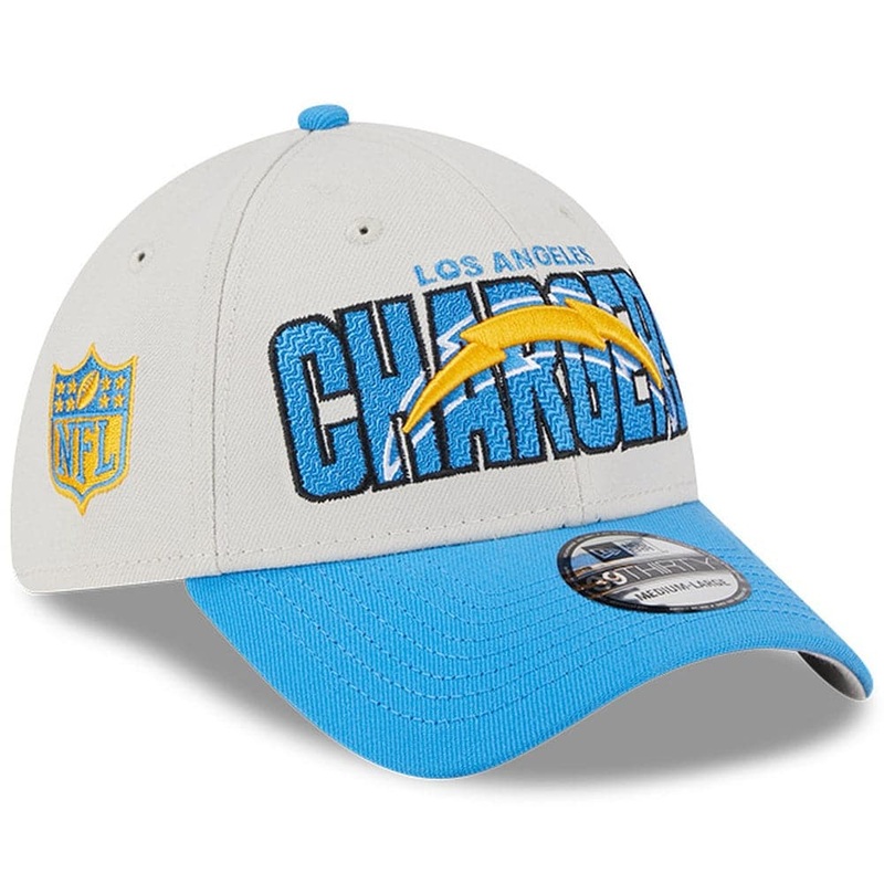 Los Angeles Chargers New Era NFL 23 Draft 39THIRTY Stretch-Fit Hat – Stone